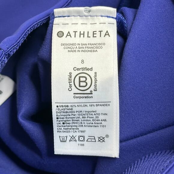 NWT Athleta Glacier Snow Skinny Pant Ski Pants Purple Womens Size 8 Leggings - Picture 15 of 16